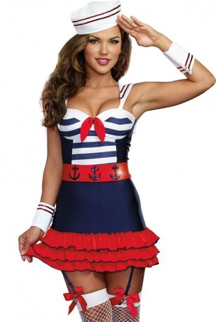 luxurious sailor chick